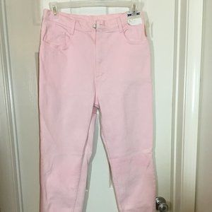 Vintage Jordache Pink Mom Jeans Size 16 Rare
